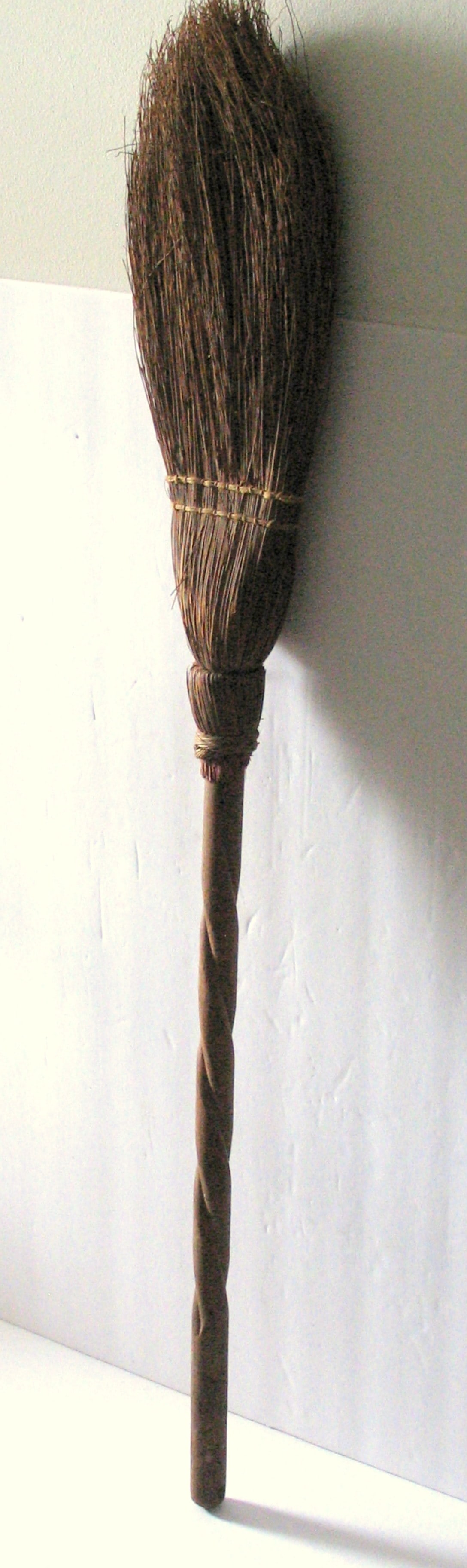 Antique New England hearth broom. (1 of 5)