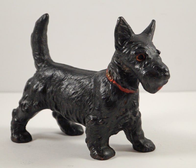 Scottie Dog Cast Iron Hubley Doorstop #5 (1 of 5)