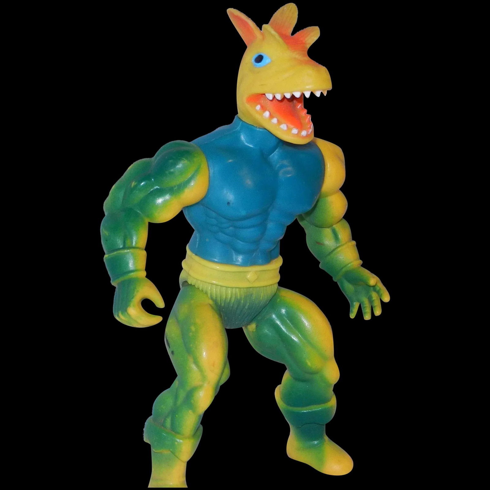 Vintage Remco Warrior Beasts Zardus Gecko Yellow / Green Rare Action 1982 Figure: This Vintage 1982 Remco Warrior Beasts Zardus Gecko Yellow / Green Action Figure is one of the hardest to find Warrior Beast figurines to find. Excellent condition but is missing accessory weapon. Sta