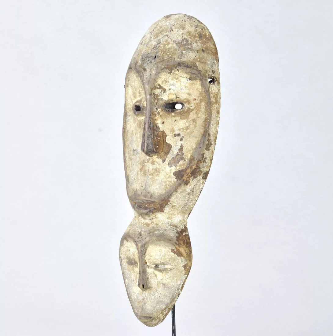 Lega idimu two-headed Mask Bwami Congo Drc Zaire African Tribal Art mc 1870 (1 of 8)