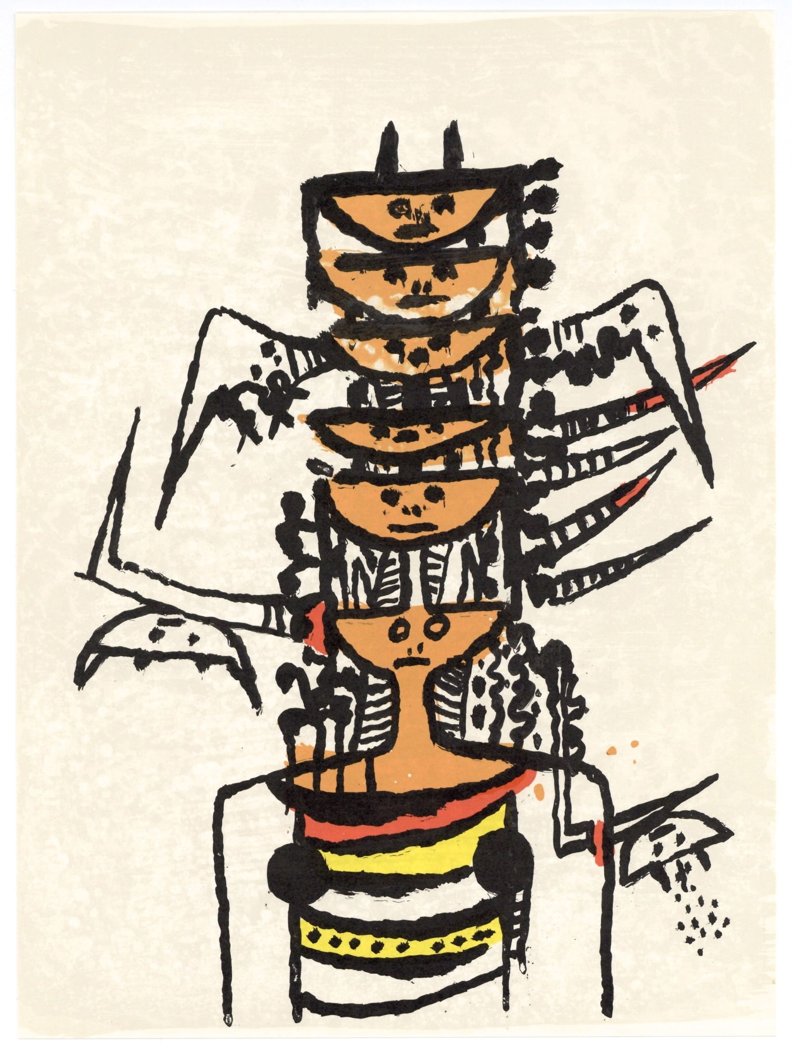 Wifredo Lam original lithograph, 1979 (1 of 1)