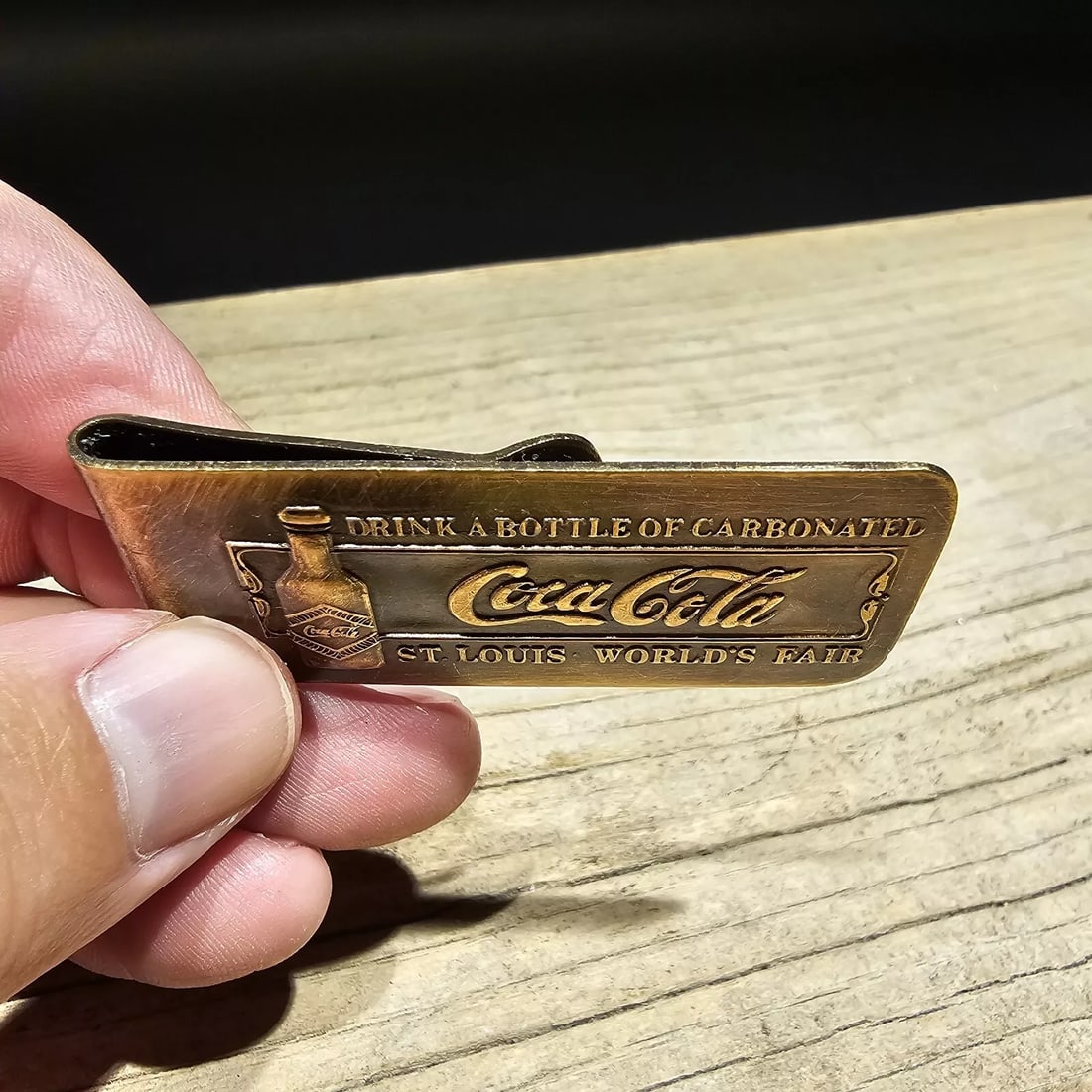 Brass Coca Cola Money Clip (1 of 10)