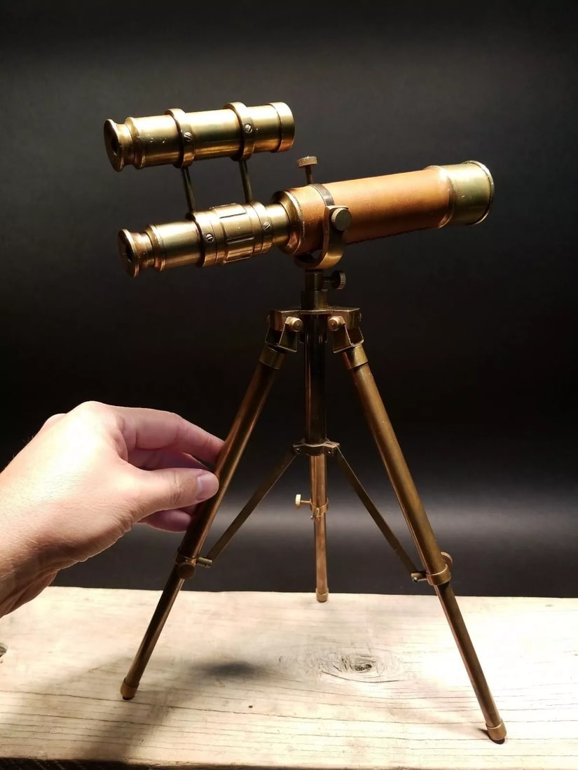 Brass Telescope & Brass Tripod (1 of 12)