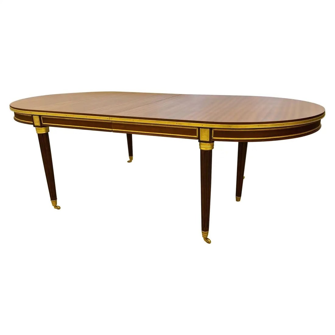 A Maison Jansen Style Dining Table, Louis XVI, Mahogany Bronze Mounted, 15 Feet (1 of 5)