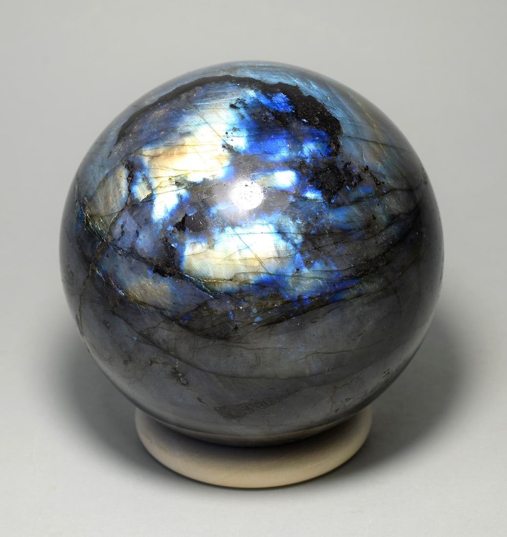 8.7 cm Polished Labradorite sphere (1 of 4)
