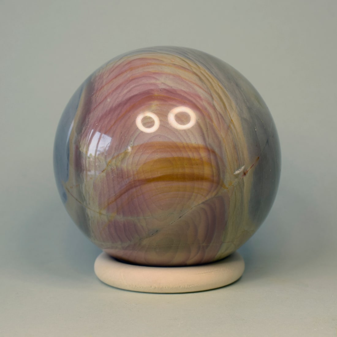 Gorgeous 8.4 cm Polished Polychrome Jasper sphere (1 of 4)