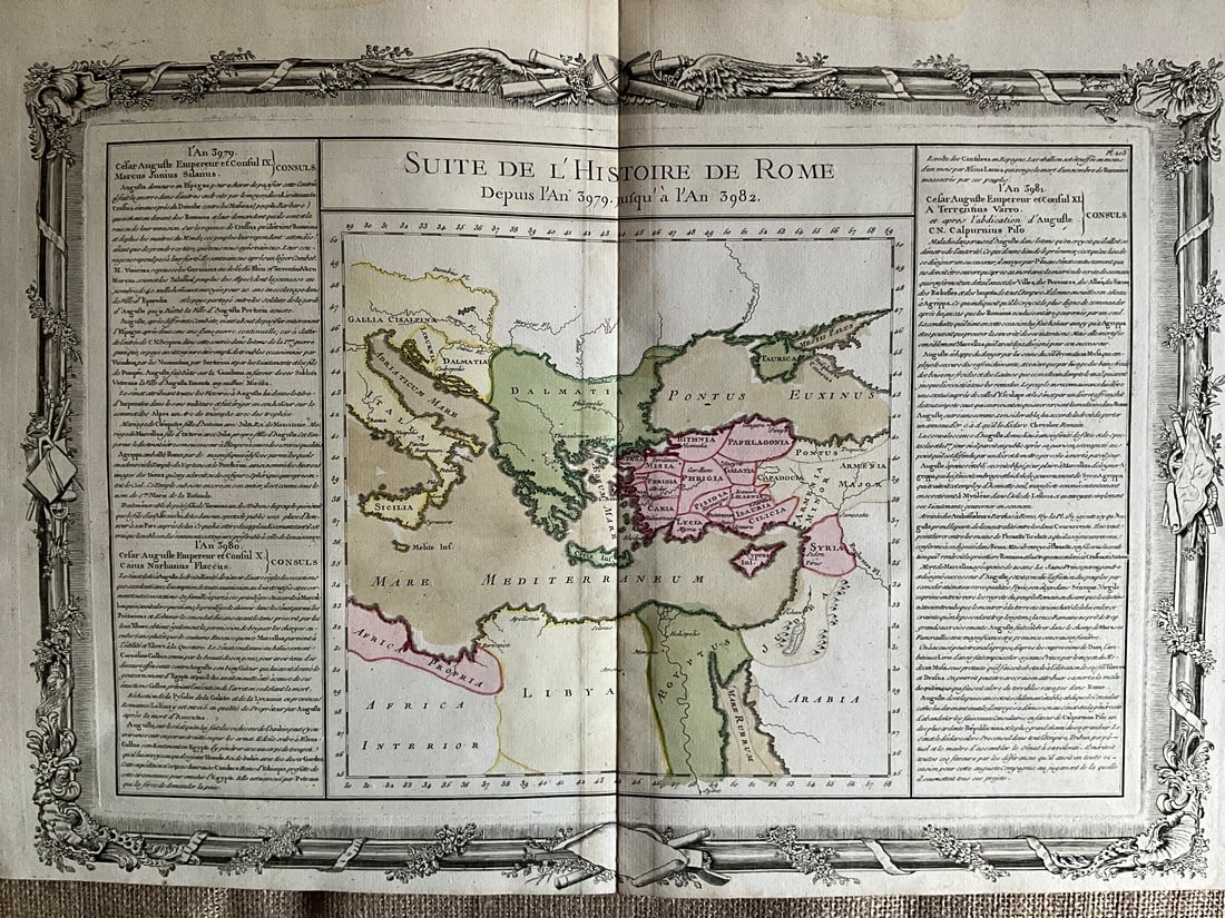Eastern Roman Empire Under Augustus 27 B.C.E - 14 C.E. by Mornas, 1762 (1 of 2)