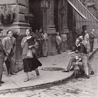 RUTH ORKIN - Untitled: Artist: RUTH ORKIN Print Title: Untitled Medium: Sheet-fed Gravure Printing Date: 1980's Printed in the USA Image Size approx: 6 x 9 inches Ruth Orkin (1921-1985) was an American photographer, photojo