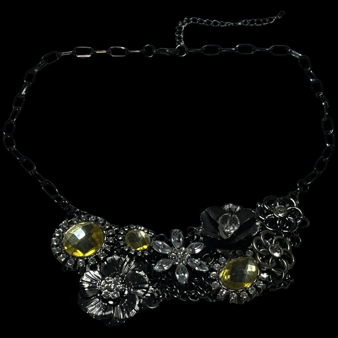 Estate Multi Media Chain Link Necklace (1 of 5)