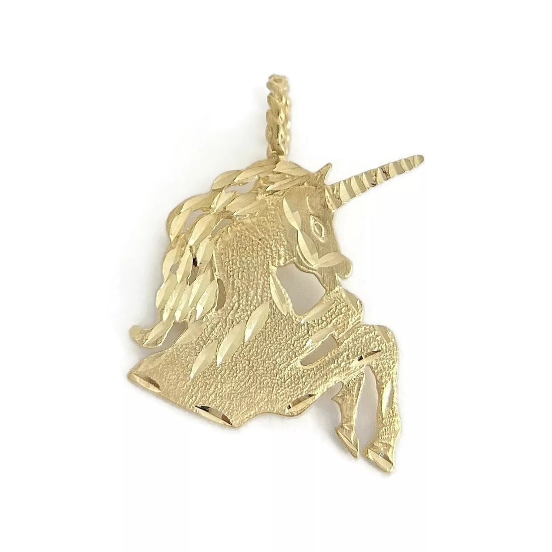 Estate Unicorn Pendant Charm 14K Yellow Gold, 3.09 Grams (1 of 8)