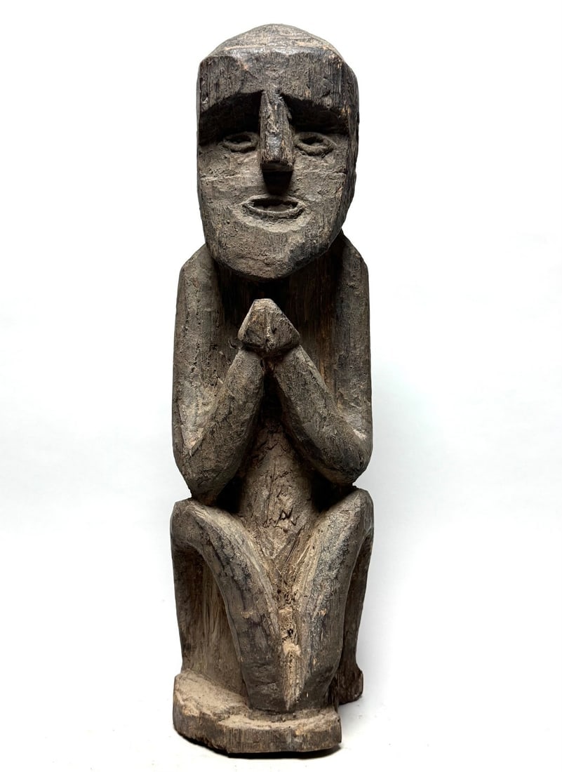 Old large Ancestor figure shaman - Indo-Aryan Vedic - Nepal (1 of 1)