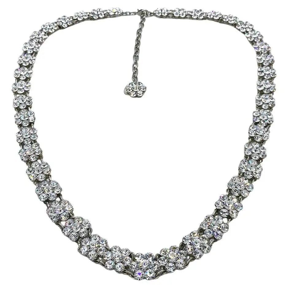 Belle Paris Crystal Flower Belt/Necklace: Reserve: $60.00 Shipping: Domestic: Flat-rate of $15.00 to anywhere within the contiguous U.S. International: Foreign shipping rates are determined by destination. International shipping may be subjec