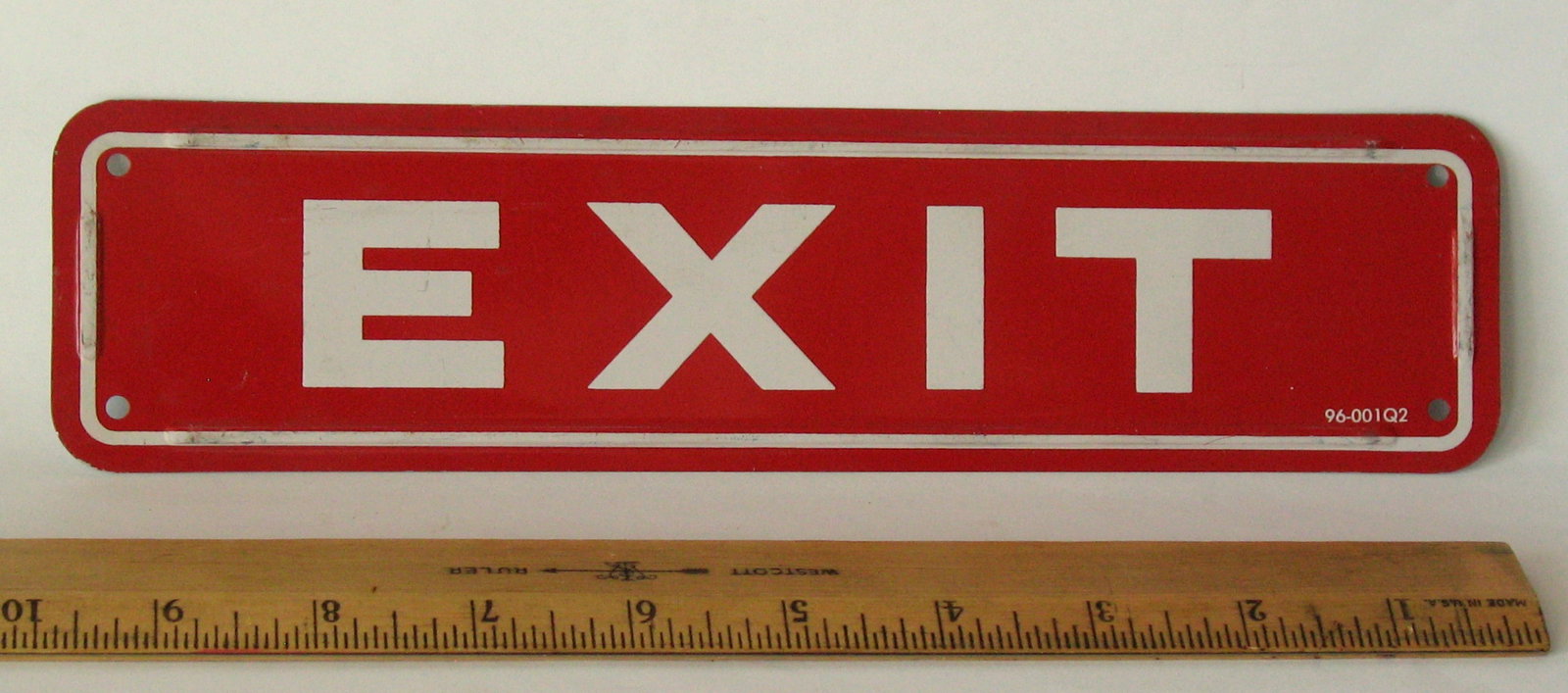 Vintage tin “EXIT” sign (1 of 1)