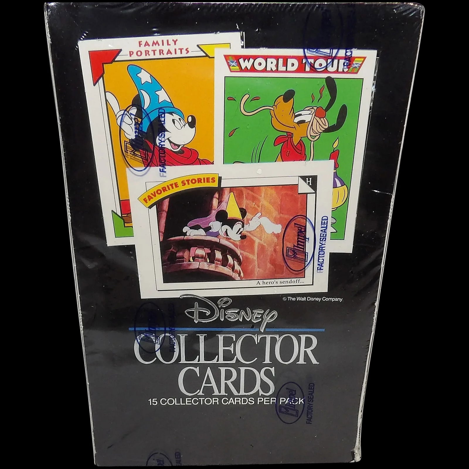 Impel 1991 Disney Collector Cards 36 Packs- 15 card per pack (1 of 7)