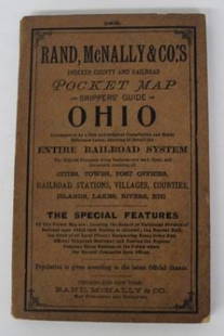 Rand, McNally & Co.'S New Business Atlas Map of Ohio.: Publication Date: c1900 Title: Rand, McNally & Co.'S New Business Atlas Map of Ohio. Cartographer: RAND, MCNALLY & CO. Publisher: RAND, MCNALLY & CO. Height: 19 Width: 25.75 Inset map of Hamilton Coun