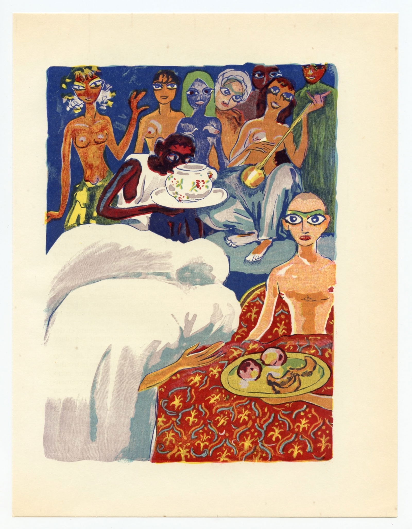 Kees van Dongen engraving for "Mille Nuits" (1 of 1)