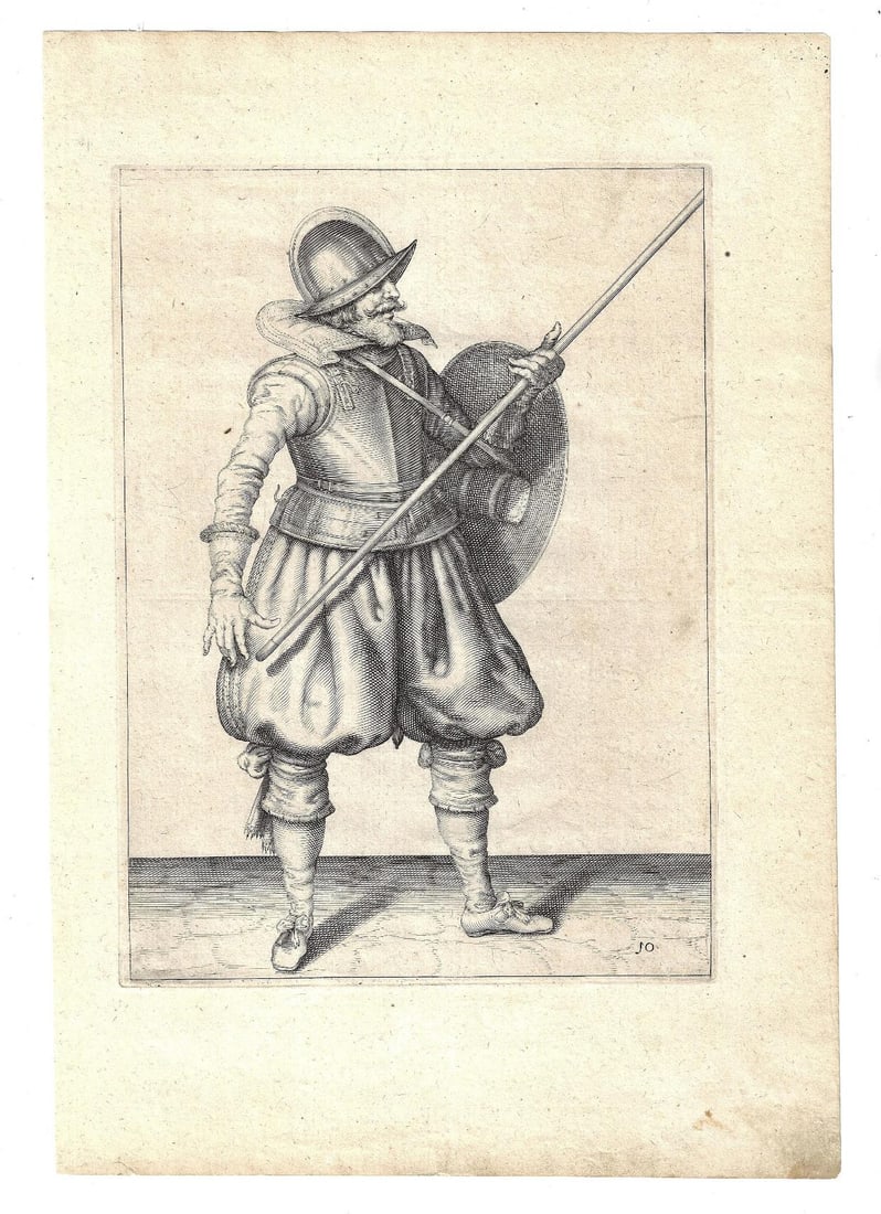 1618 Engraving Soldier Adam Van Breen (1 of 1)