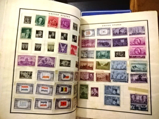 Stamp Collection Covers Album US Israel (1 of 9)