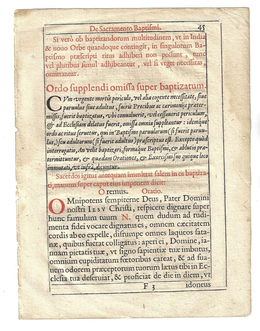 1611 Leaf Catholic Baptism Ritual (1 of 2)