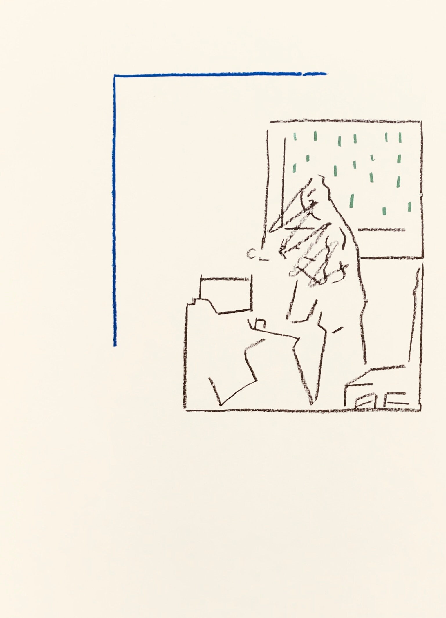 Pierre Buraglio Lithograph (N10-3) Vermeer (1 of 1)