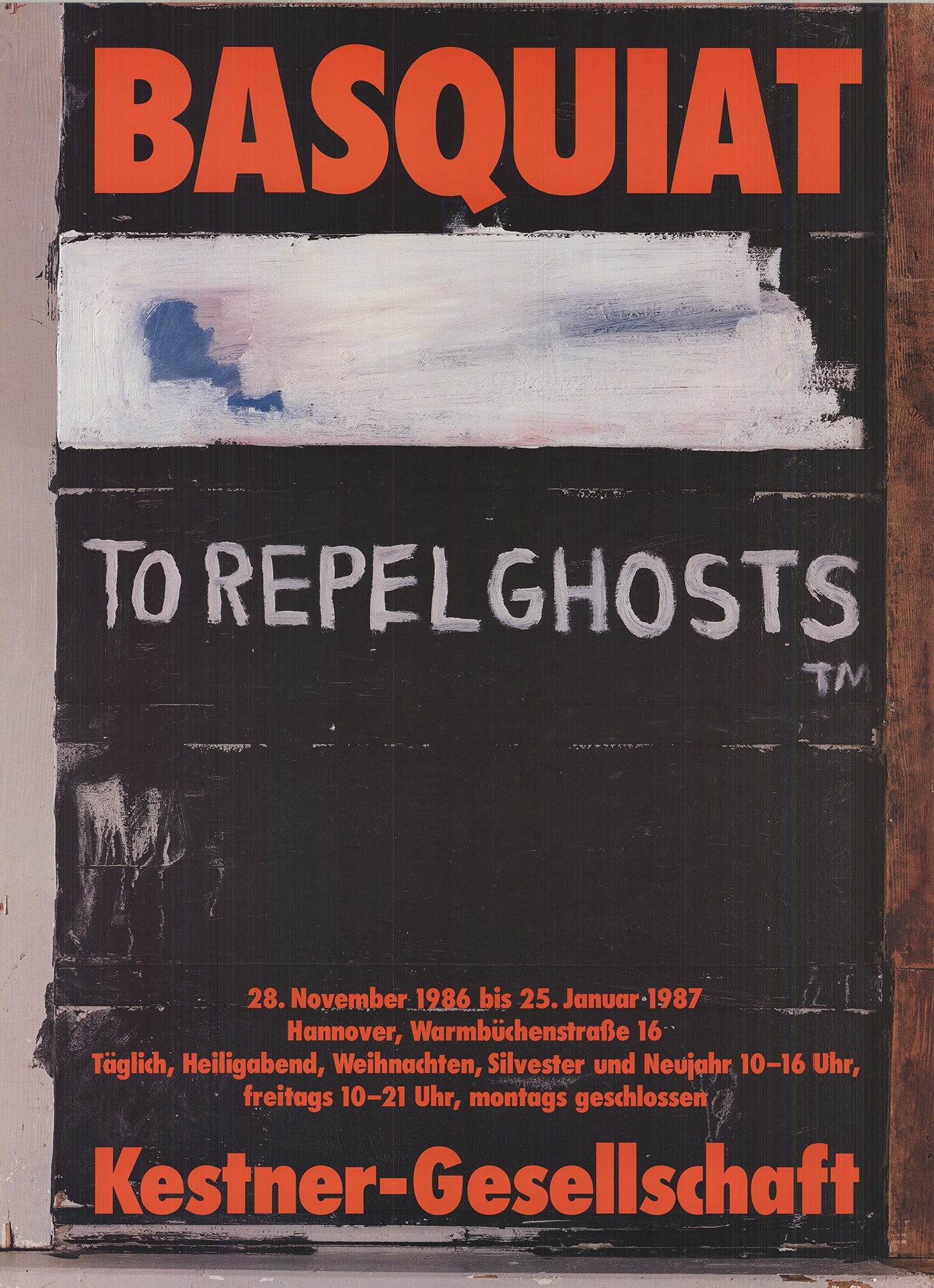Jean-Michel Basquiat - To Repel Ghosts - 1986 Offset Lithograph 33" x 24.25" (1 of 4)