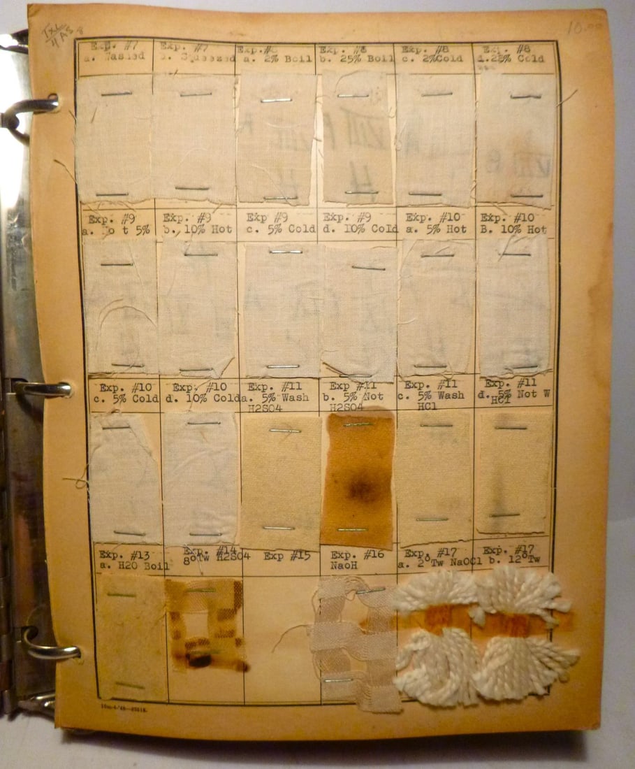 1900s  SAMPLE BOOK- CLOTH- SILK- SWATCHES 280+ Complete (1 of 17)