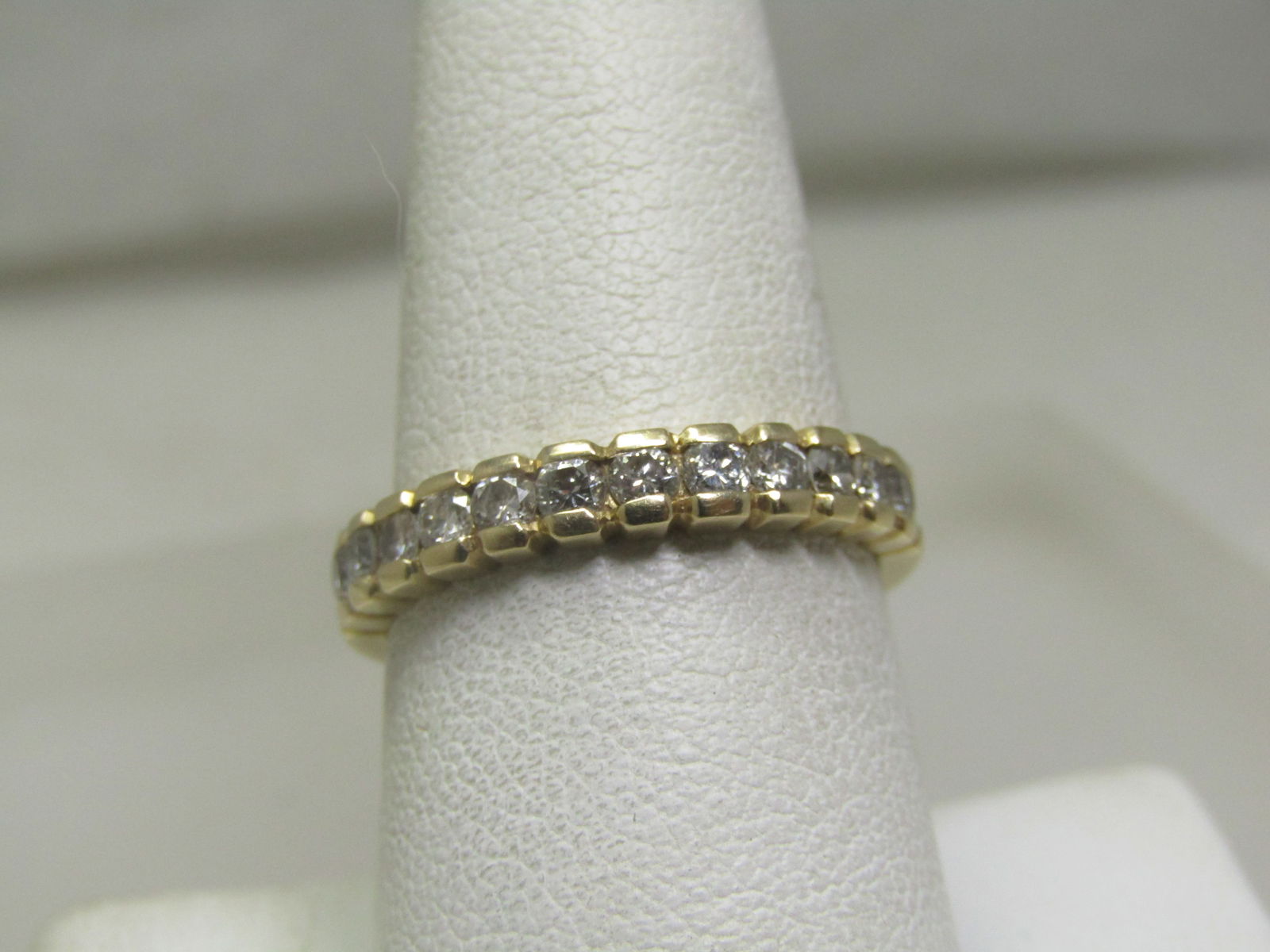 Vintage 14kt Diamond Wedding/Anniversary Ring, Sz. 9.5, Signed A&K (1 of 8)