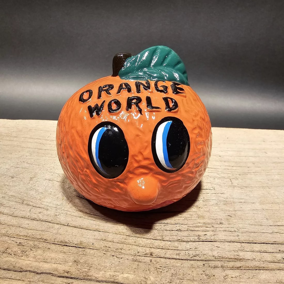 Orange Cast Ceramic Coin Bank (1 of 17)