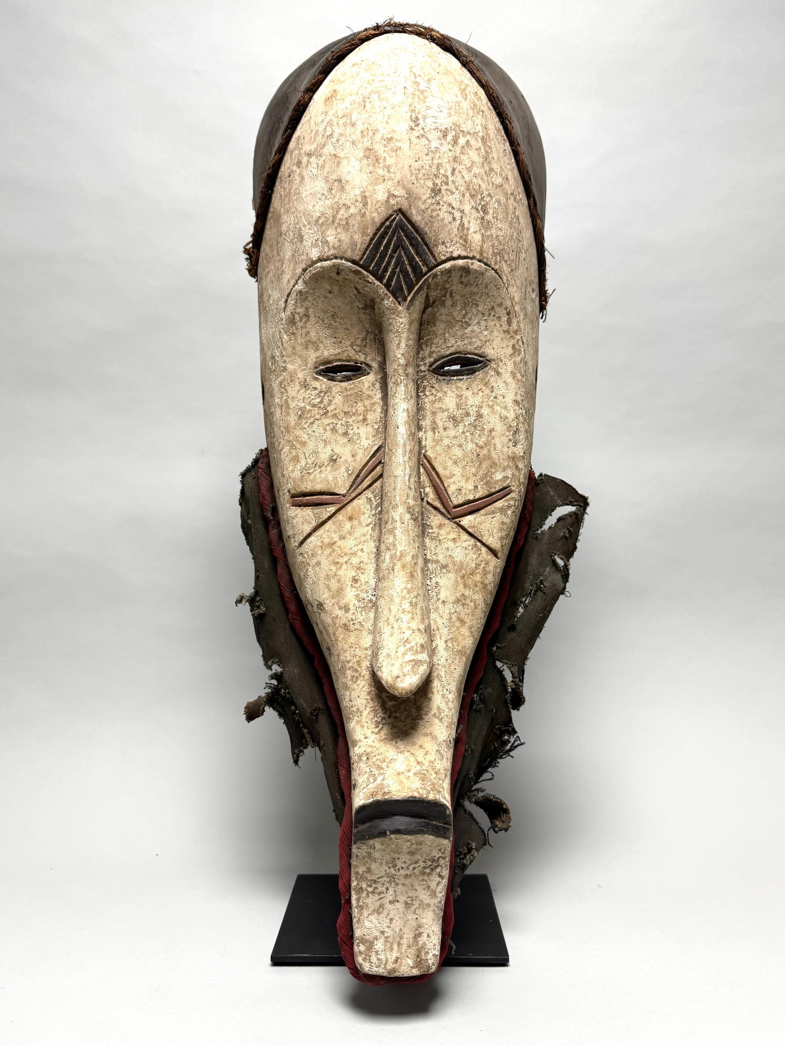 Large Ngil mask 64 cm - Fang - Gabon, Africa (1 of 12)