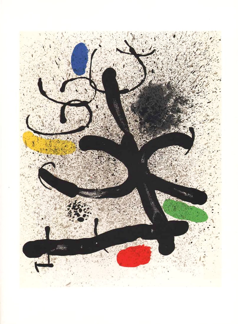 Joan Miro Lithograph DM01195 Derriere le Miroir 1971 (1 of 1)