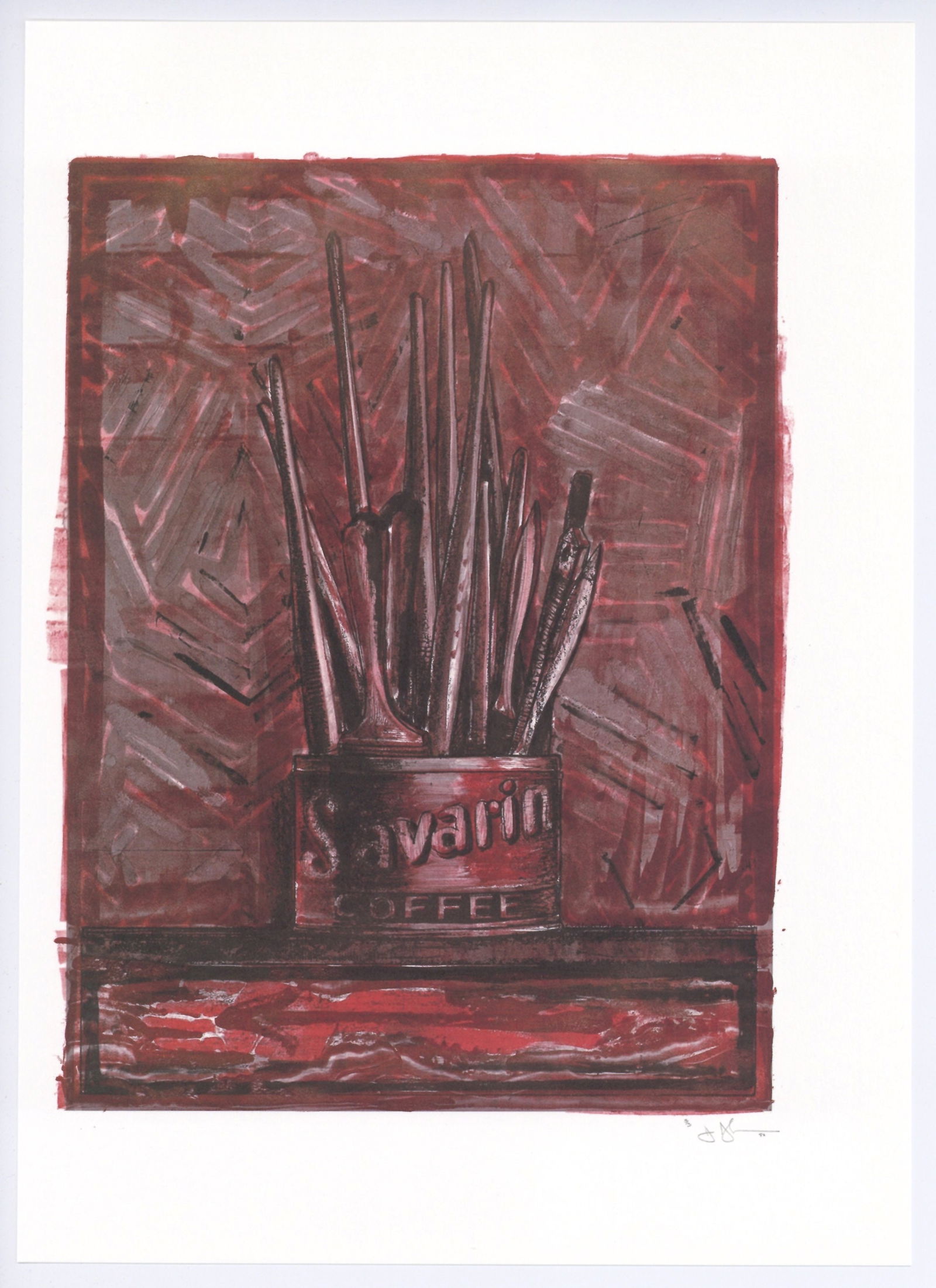 Jasper Johns "Savarin" 1982 (1 of 1)