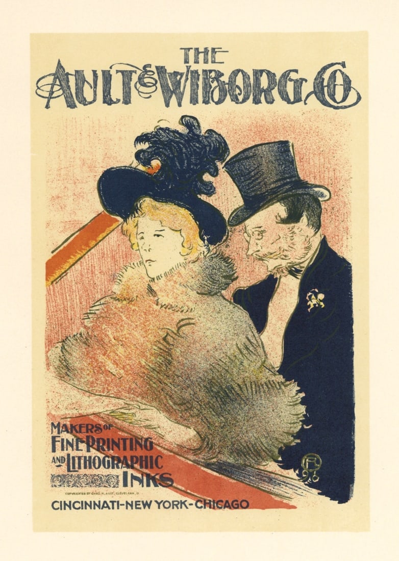 Toulouse-Lautrec lithograph poster "Au Concert" (1 of 1)