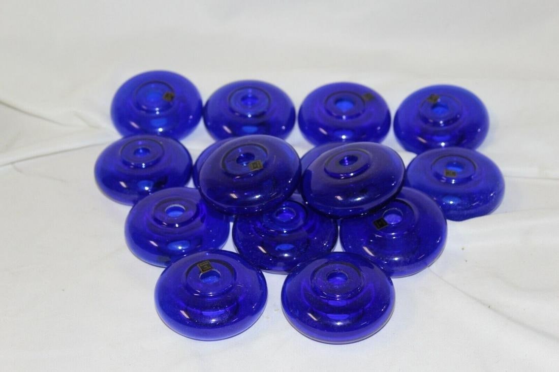Cobalt Blue Glass shades ,Custom made Lighting (1 of 6)