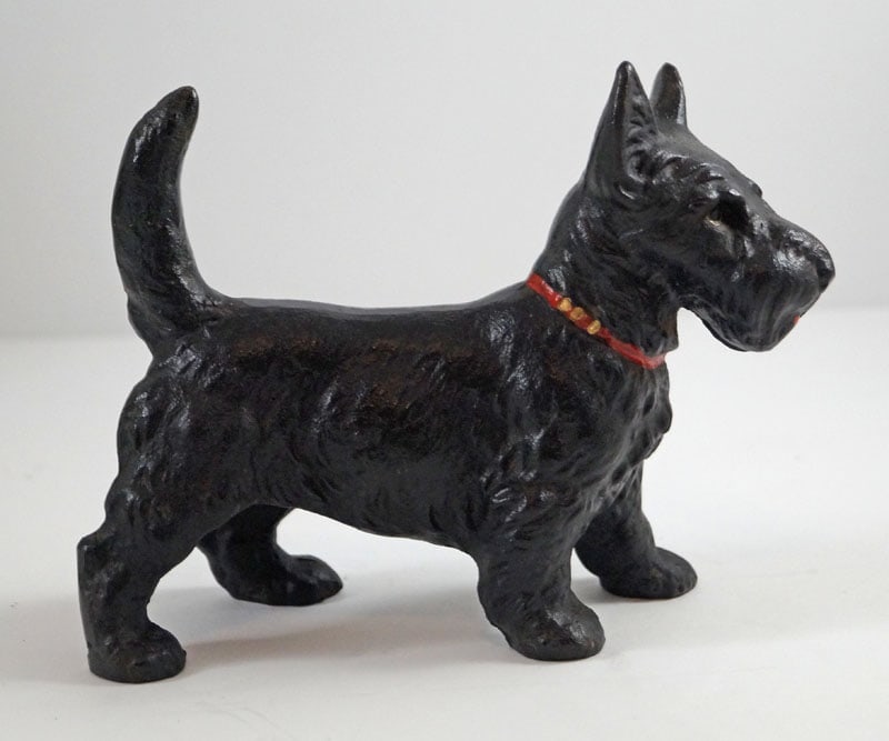 Scottie Dog Cast Iron Hubley Doorstop #6 (1 of 7)