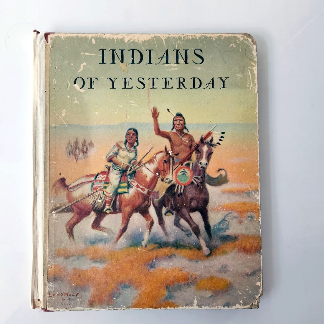 Indians of Yesterday by Marion E Gridley Illustrated by Lone Wolf 1st Edition 1940 (1 of 14)