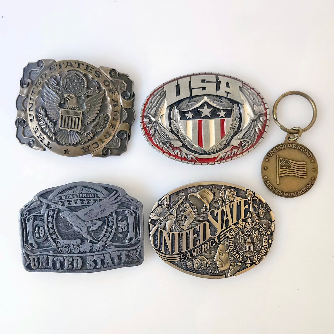 USA Solid Brass Belt Buckles (1 of 13)