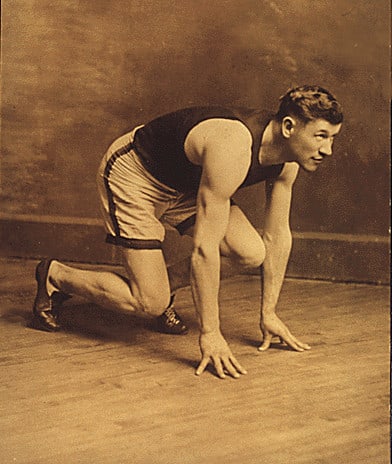 1904, OLYMPIC GOLD MEDALIST, JIM THORPE (SAC AND FOX NATION): Title: 1904, OLYMPIC GOLD MEDALIST, JIM THORPE (SAC AND FOX NATION) Artist: UNKNOWN Date/Era: 1904 Dimensions: 8X10 Description: || UNITED STATES SHIPPING ONLY!|| This lot is a Dye Based Photolithogra