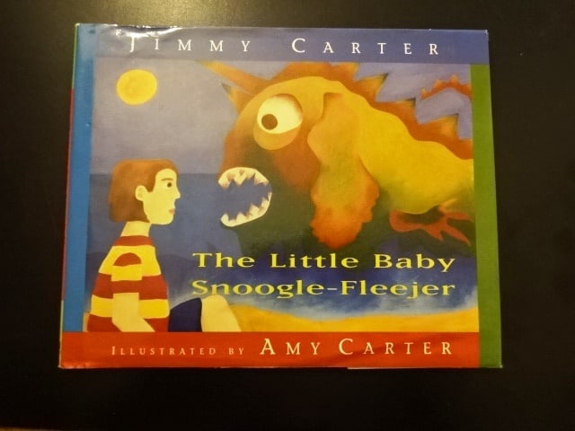 1995 Jimmy Carter Signed Snoogle Fleejer (1 of 2)