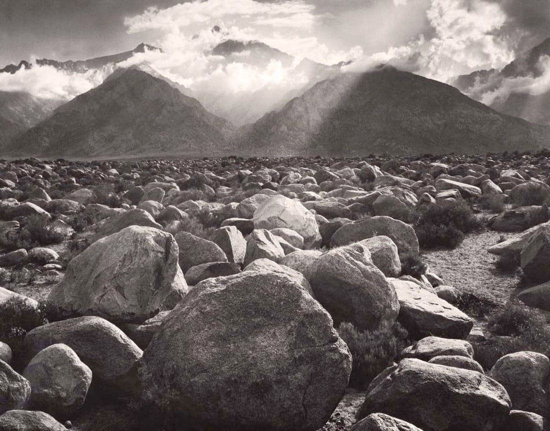 ANSEL ADAMS - Mt. Williamson, Sierra Navada, c. 1944 (1 of 1)