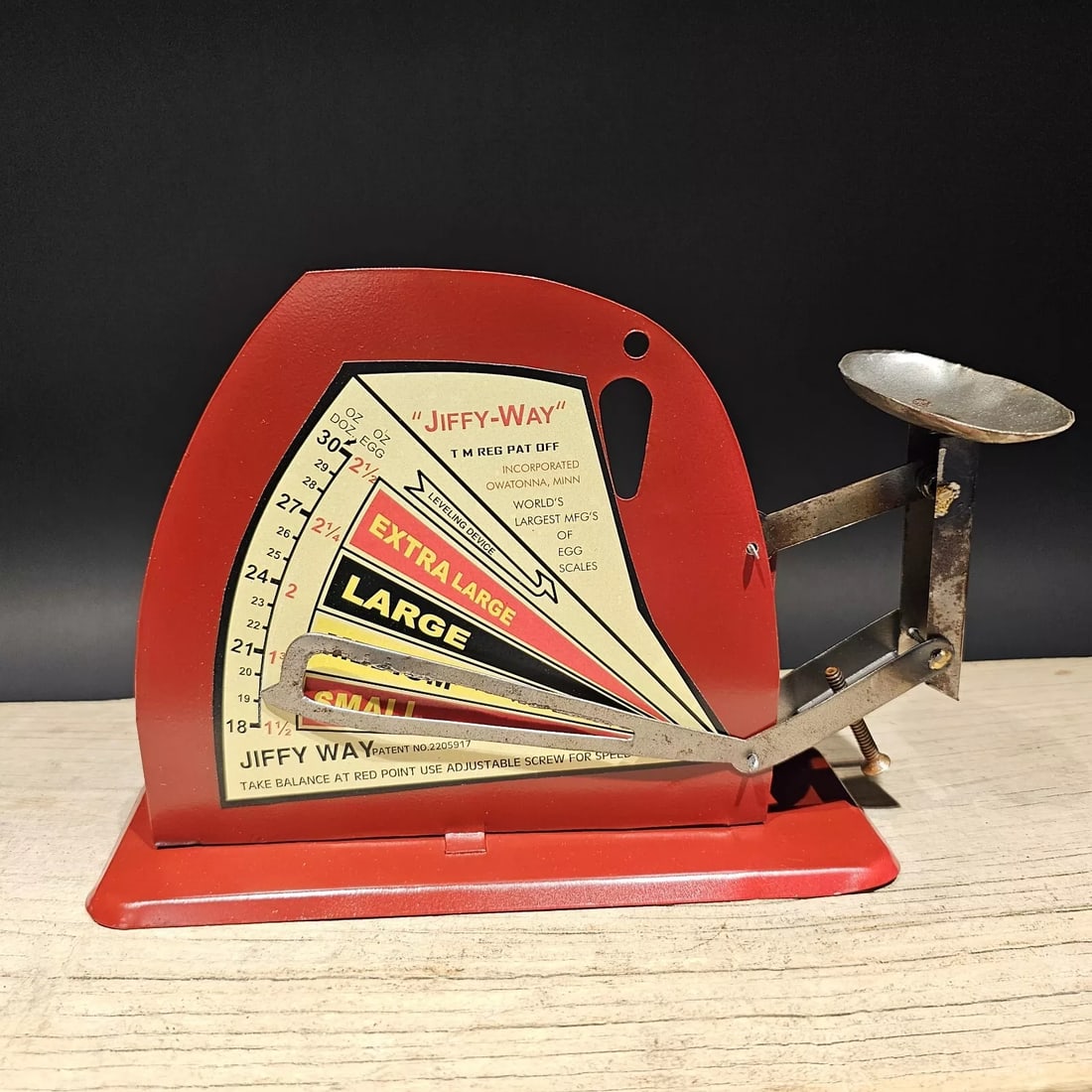 Red Country Metal Chicken Egg Scale (1 of 10)
