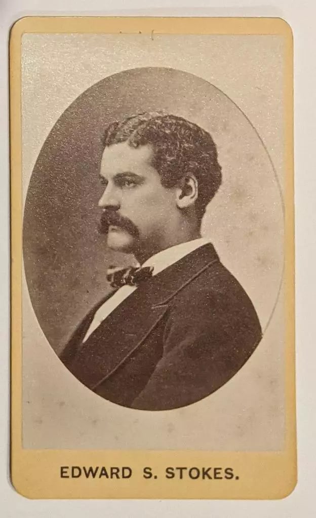 c 1870 s cdv, EDWARD S. STOKES, KILLED NY BUSINESS PARTNER, ADMIRAL JAMES FISK: c 1870 s cdv, EDWARD S. STOKES, KILLED NY BUSINESS PARTNER, ADMIRAL JAMES FISK c 1870 s cdv, EDWARD S. STOKES, KILLED NY BUSINESS PARTNER, ADMIRAL JAMES FISK Description ( Circa 1870s CDV (carte-de-vi