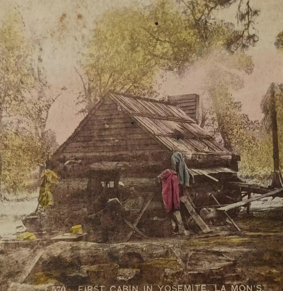ca. 1880 s FIRST CABIN YOSEMITE, LA MON s, CALIFORNIA by Union View Co. (1 of 3)