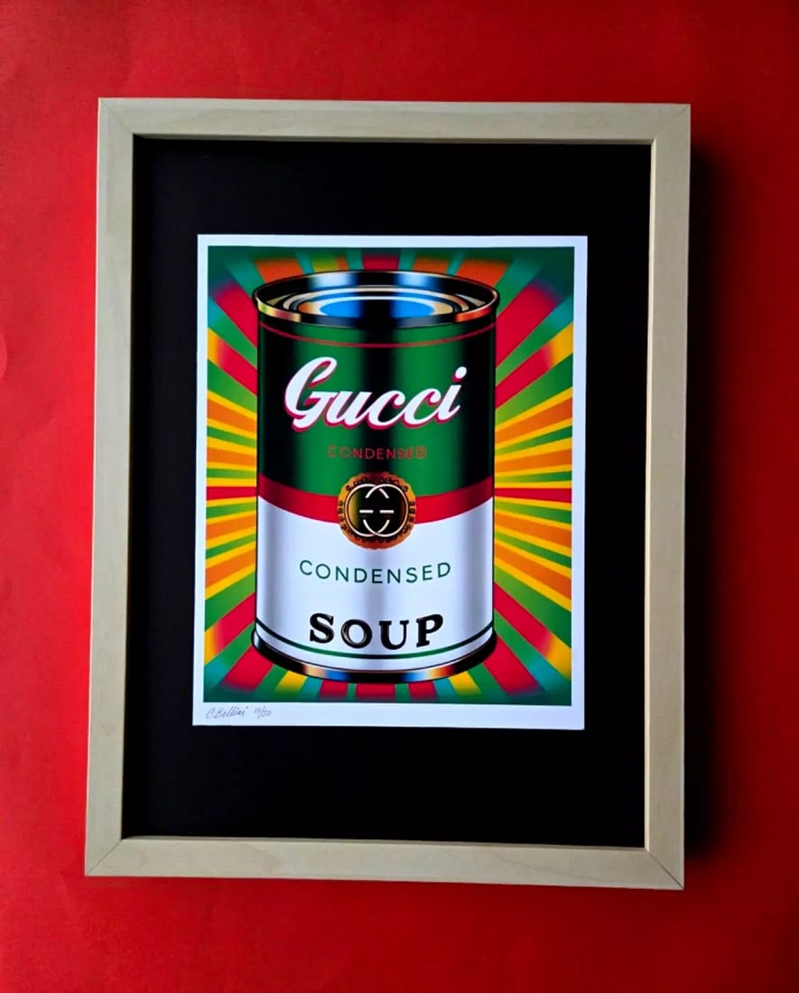 OliverGal　オリバーガル キャンベル シャネル　Fashion Soup Fashion Soup - Glitter Embellishment - Large | By Oliver Gal
