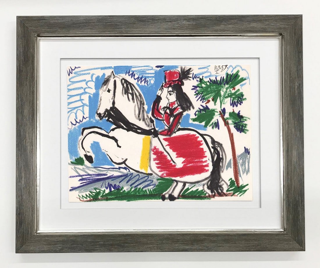 1961 Picasso Toros y Toreros 10 dated 10/3/59 framed (1 of 1)