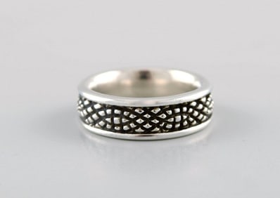 Lene Munthe for Georg Jensen. Ring in sterling silver. Model 426. Late 20th Century.