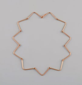 Bent Knudsen (1924-1996), Denmark. Modernist necklace in 14 carat gold. 1960s / 70s.