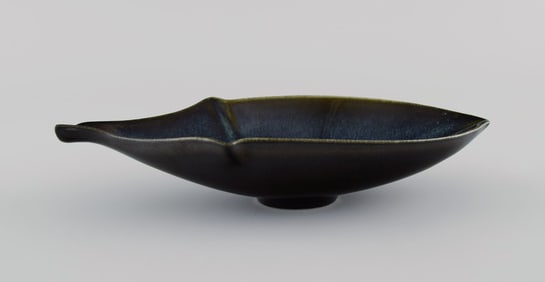 LÖVA - Gustavsberg - Gabi Citron-Tengborg. Bowl in glazed ceramics. 1960s.