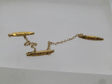 Vintage Triple Baby Scatter Brooch, Victorian, 10kt G.F. C-Clasp