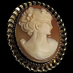 Vintage Cameo Pin/Pendant/Brooch