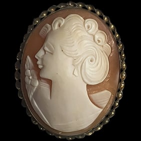 Vintage Cameo Brooch/Pin/Pendant
